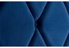 4ft Small Double Loxey Velvet velour Blue fabric bed frame 7